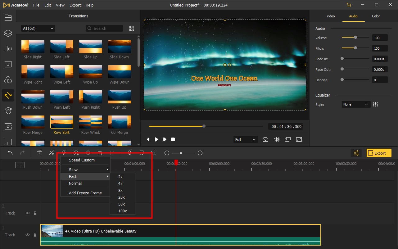 videogeschwindigkeit ändern