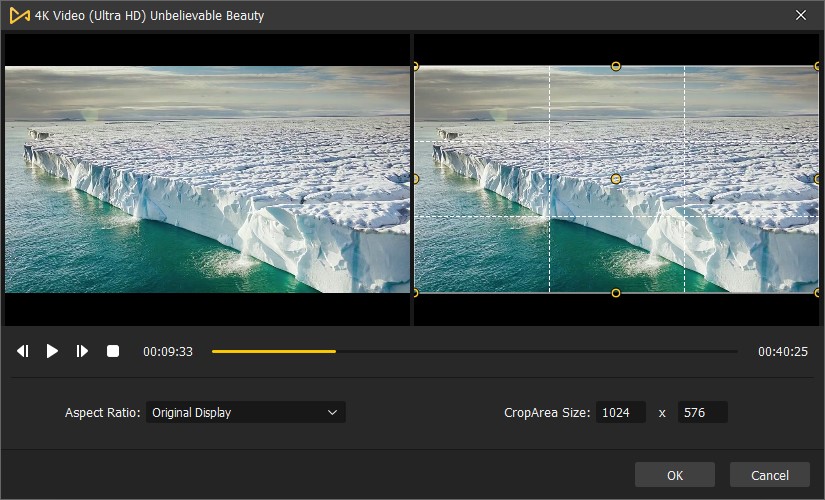 video zuschneiden und zoomen