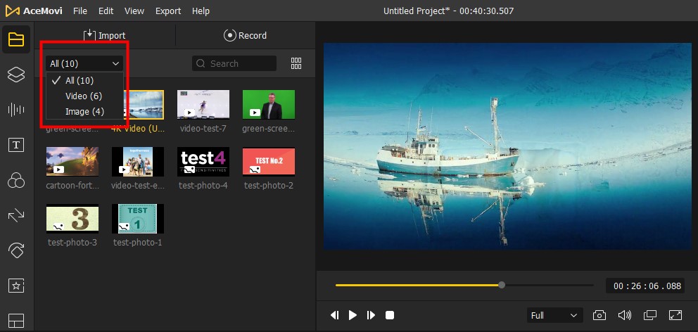 filtermedien dateien