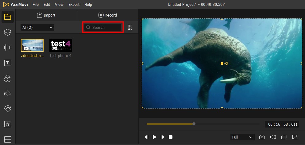 mediendateien suchen