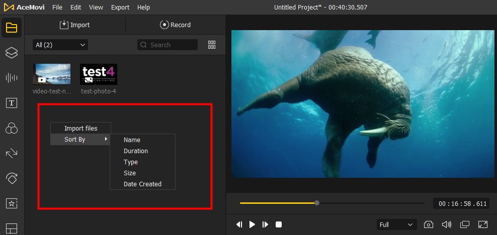mediendateien sortieren