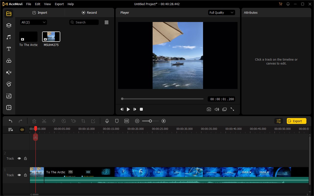 download the new for ios AceMovi Video Editor