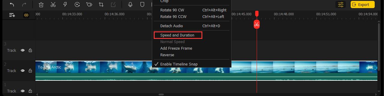 change video speed