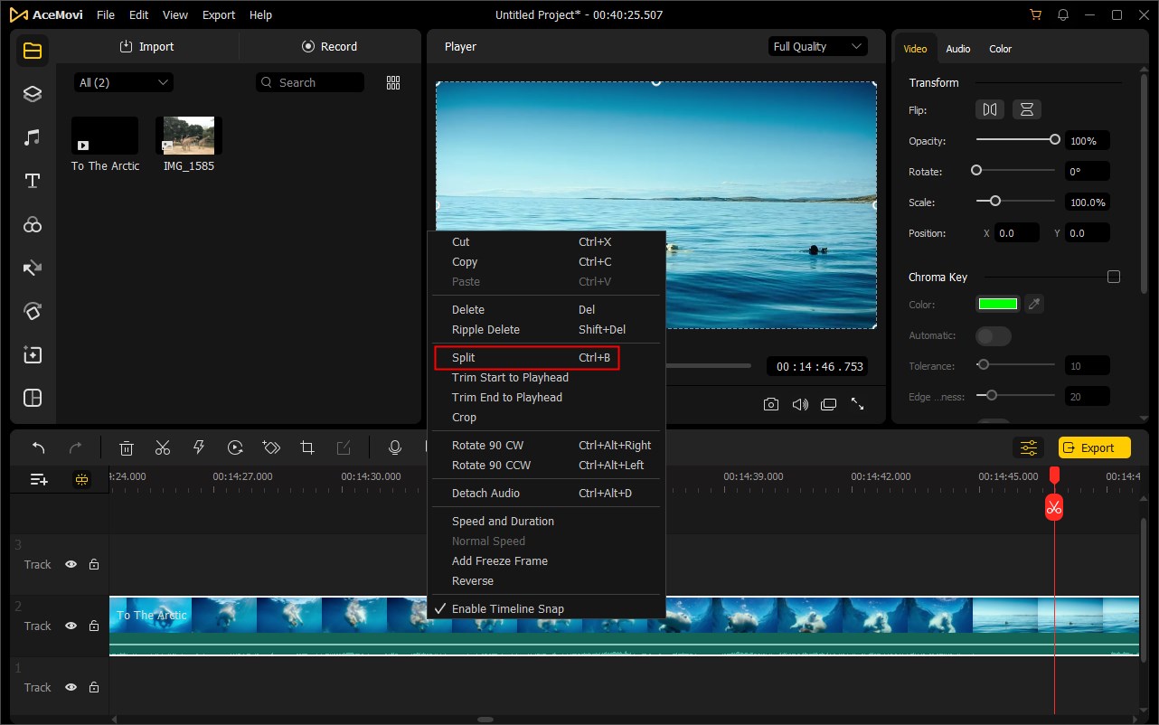 AceMovi Video Editor for mac instal