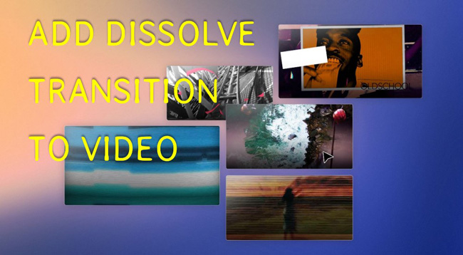 add dissolve transition to a video
