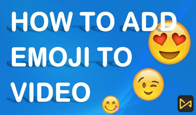 how to add emoji to video