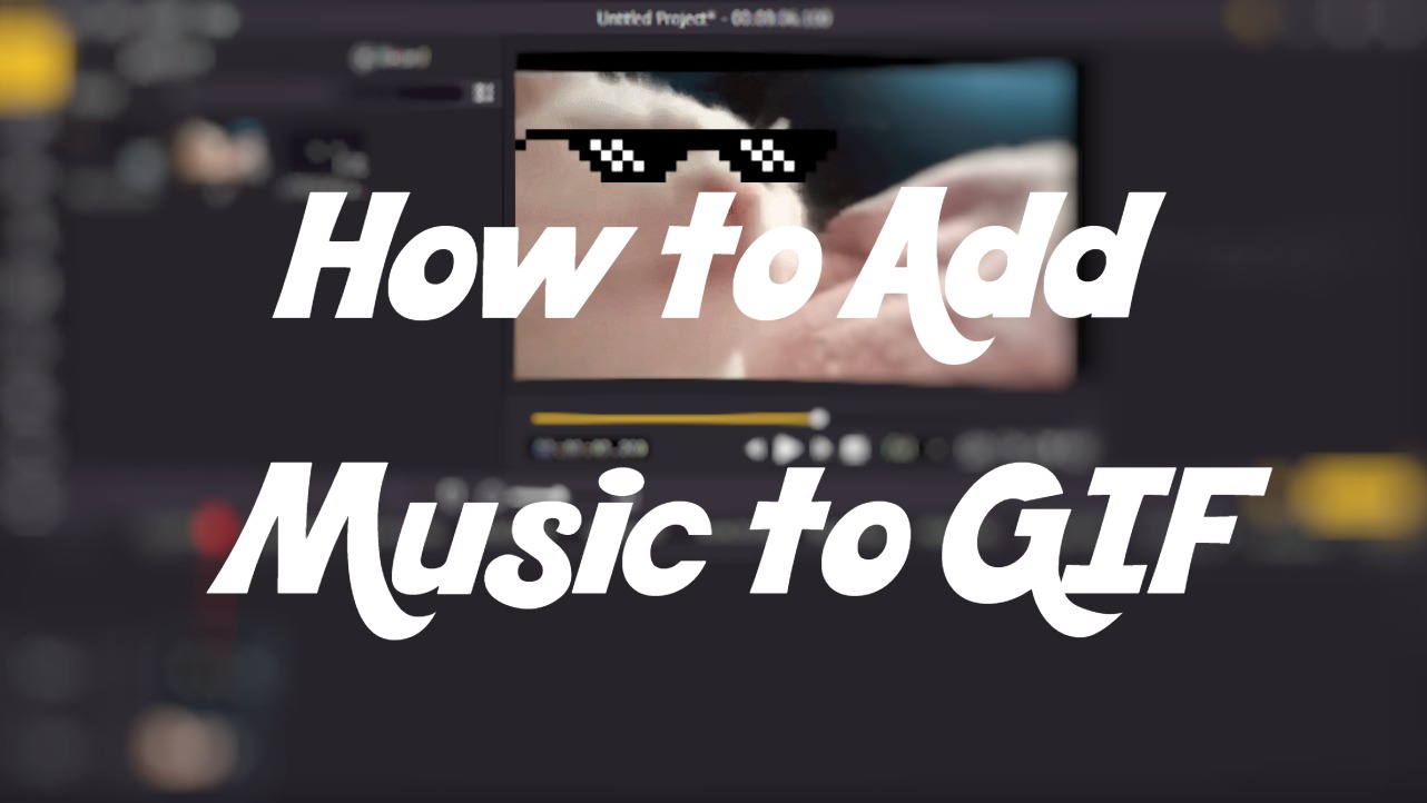 how to add music to gif