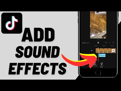 add sound effects on tiktok