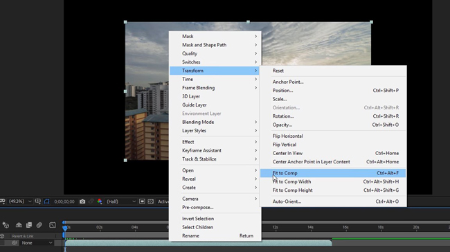 auto fit your video to the canvas
