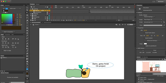 adobe animate cc business video maker