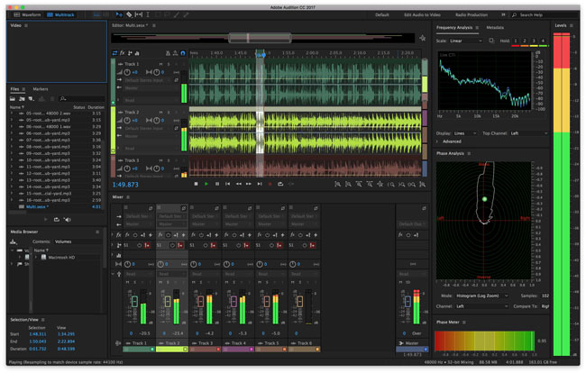 adobe audition podcast workspace download