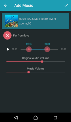 androvid pro video editor interface interface