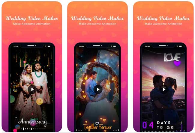 anniversary video maker app for iphone and android