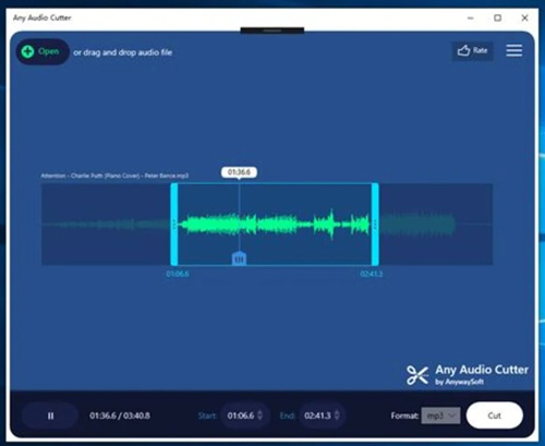 any audio cutter to edit mp3 file