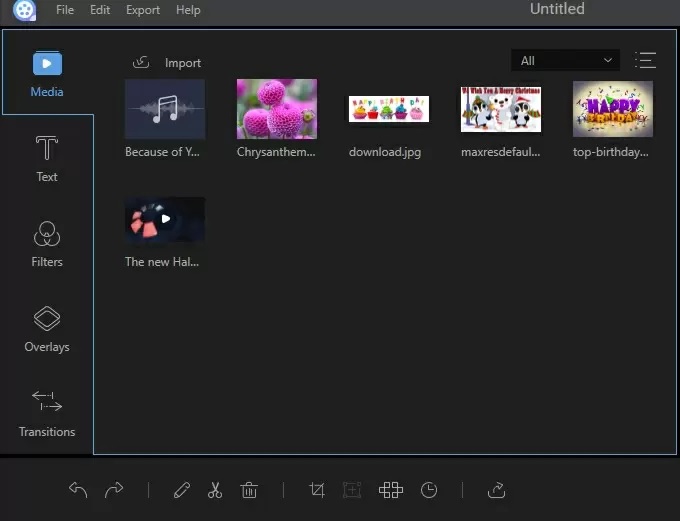 apoweredit video editor interface