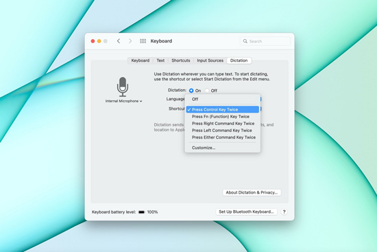 apple dictation speech to text software for mac