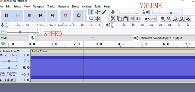 how to add a beep to a video on audacity