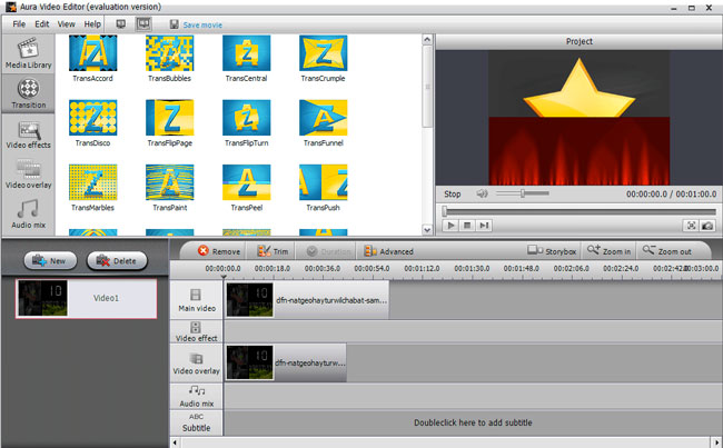 aura divx format video editor