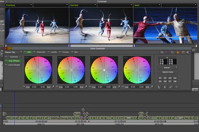 avid media composer color correction