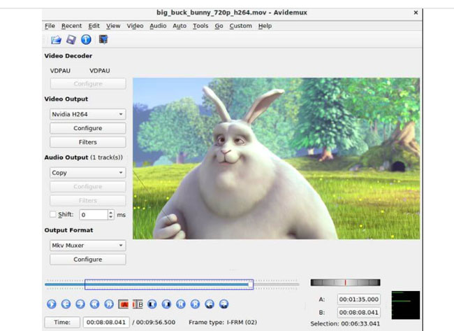avidemux video metadata editor mac
