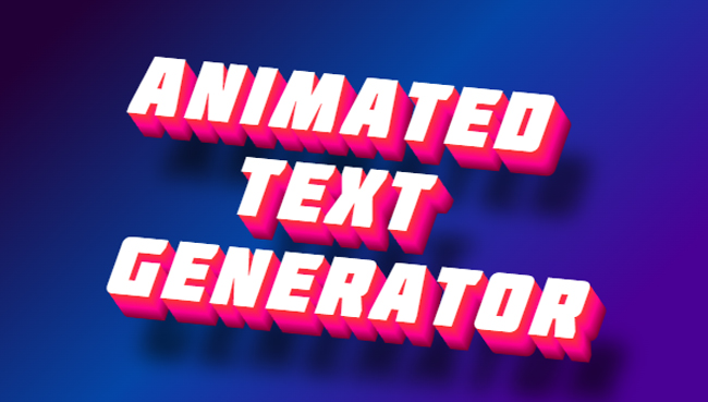 best animated text generator