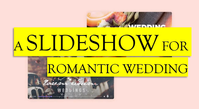 wedding slideshow maker