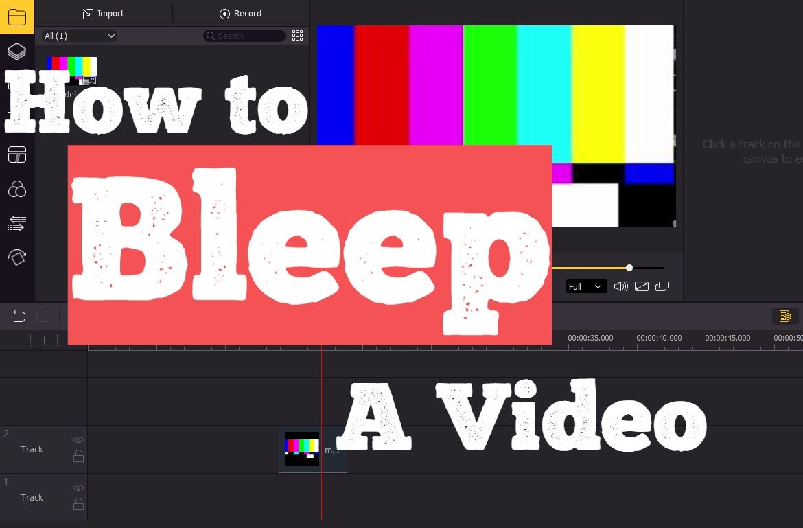 how to bleep a video