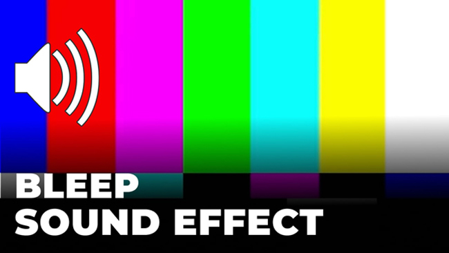 turn off bleep sound effect