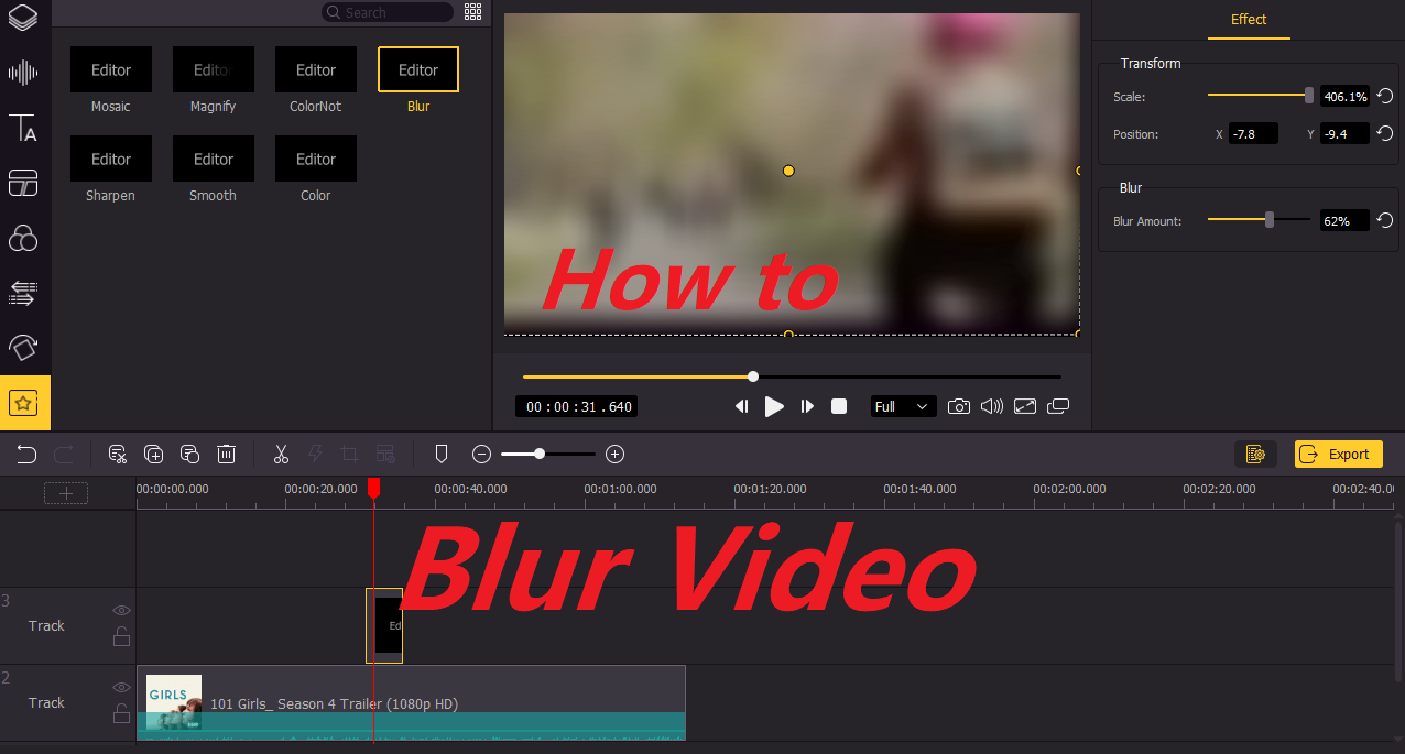 image blur software