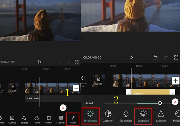 capcut brightness editor app