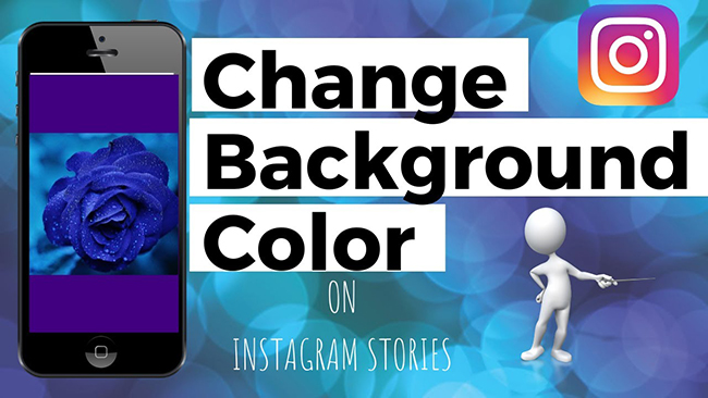 change background color on instagram story
