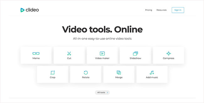 clideo avi video cutter