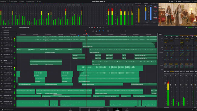 how to change audio bitrate in davinci resolve