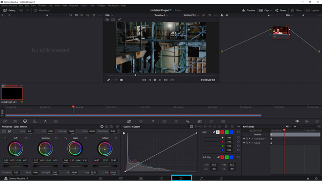 davinci resolve color grading