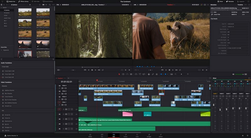 davinci resolve 17 sports video editor