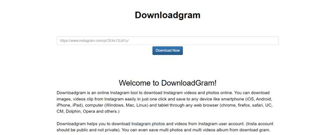 downloadgram page