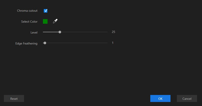 how to do chroma key with easeus video editor