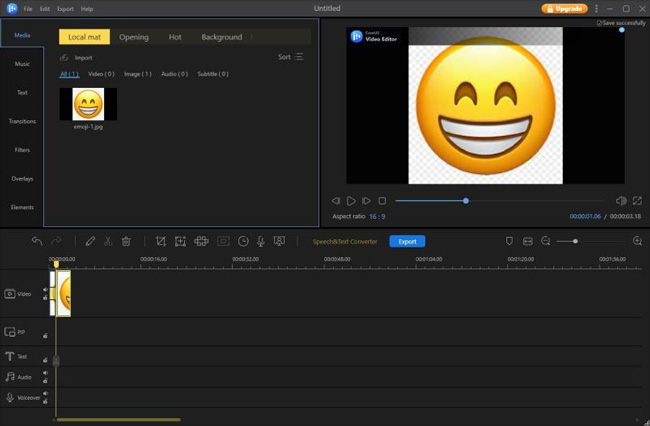 easeus video editor interface