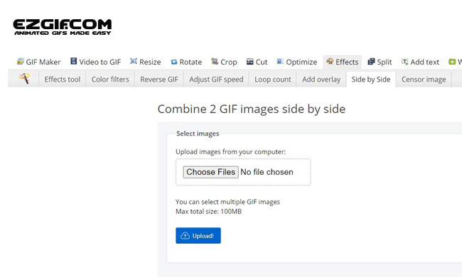 Combine Multiple GIF Files - Merge Animated Images - Online, Free