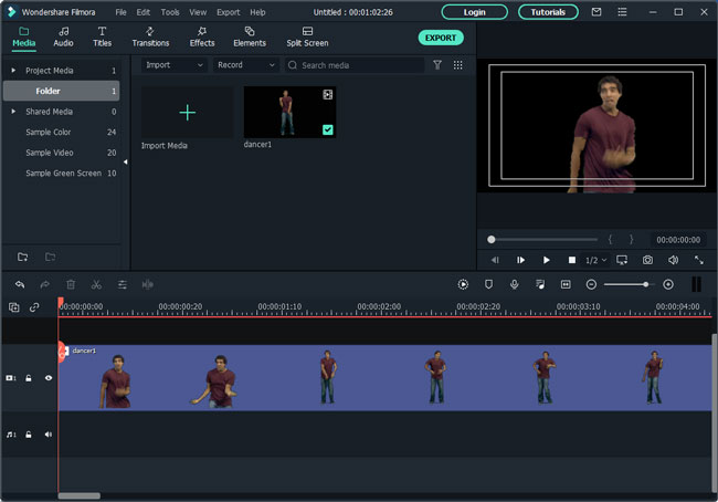 filmora motion tracking