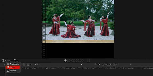 change aspect ratio final cut pro