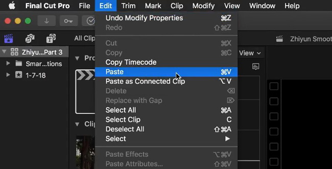 final cut pro change resolution