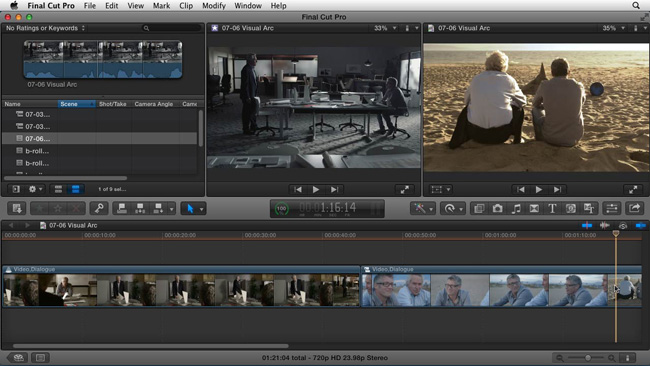 final cut pro x interface