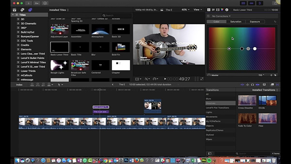 final cut pro x