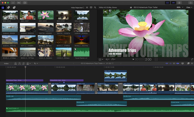 final cut pro apple video editing software
