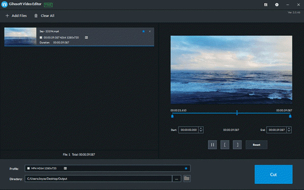 gihosoft avi video cutter