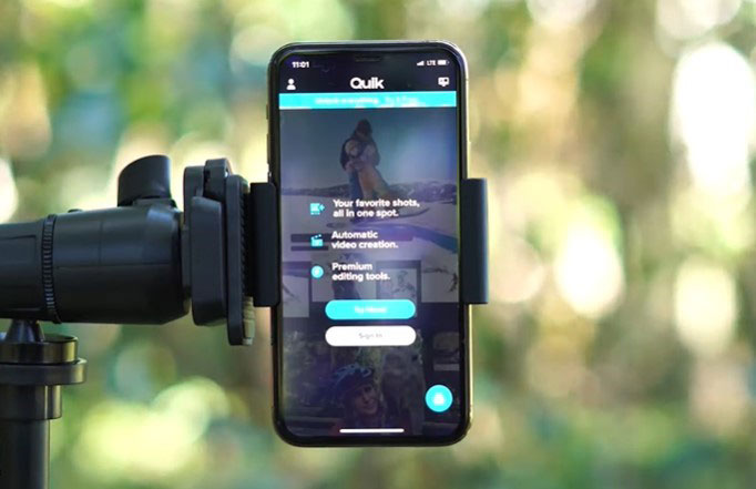 gopro quik user interface