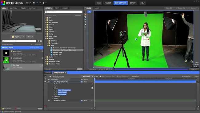 green screen software for windows and mac hitfilm express
