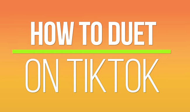 how to duet on tiktok