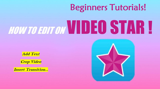 how to edit on video star